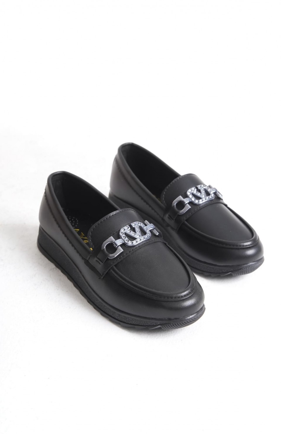 ANNA Ortopedik Rahat Taban Toka Detaylı Klasik Kadın Babet Anne Ayakkabısı  CST - Siyah