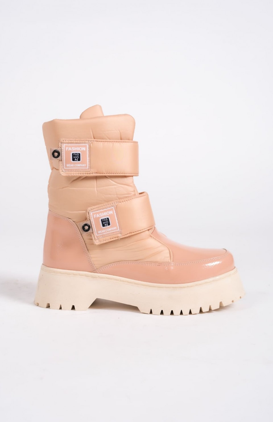 ELISA Cırt Cırtlı  Paraşüt Kumaş Rugan Kadın Bot RTT - Ten