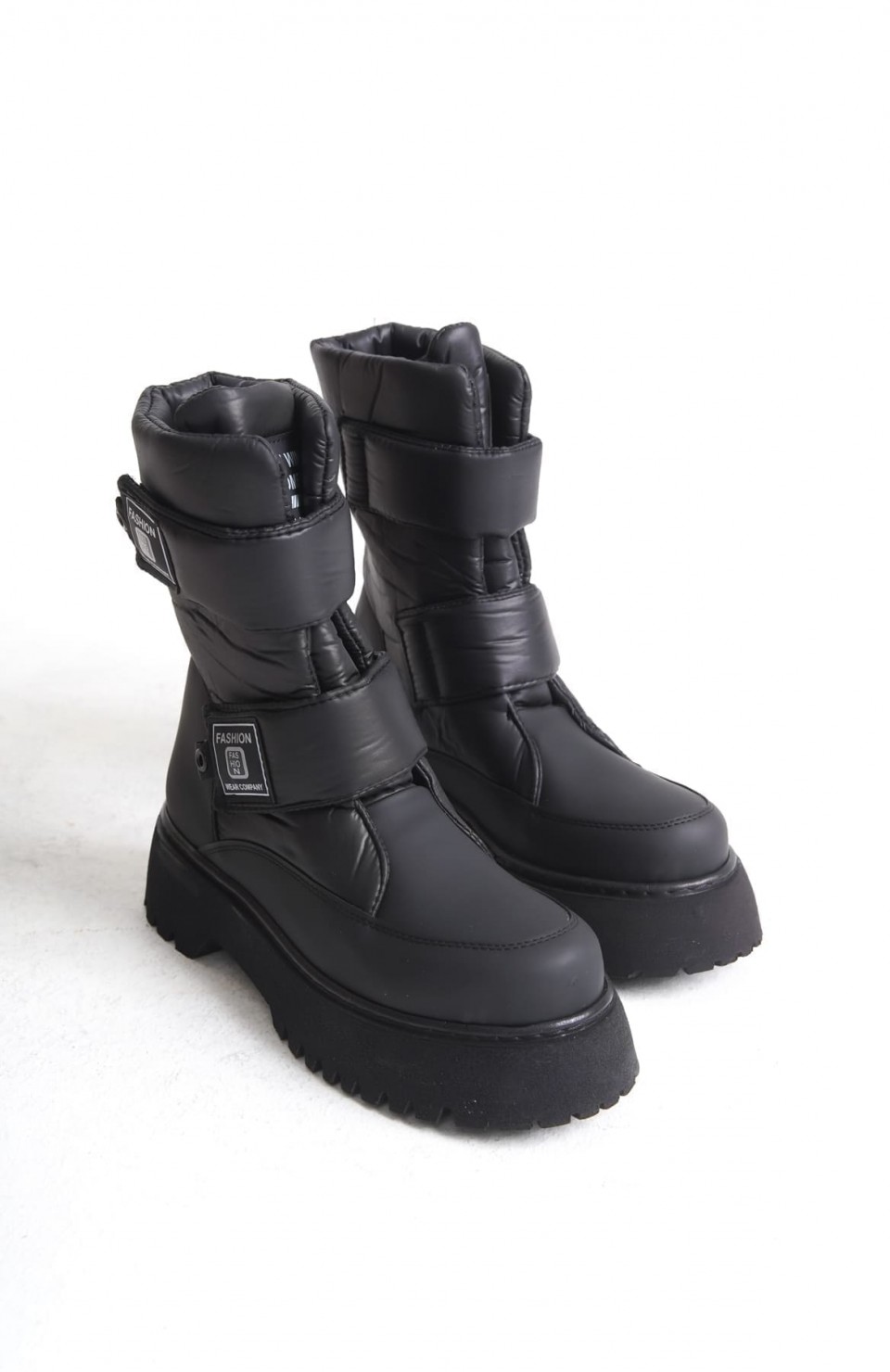 ELISA Cırt Cırtlı  Paraşüt KumaşKadın Bot CST - Siyah