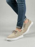 JY-T12x Arts Bağcıklı Süet Erkek Günlük Spor Klasik Ayakkabı SBT - Krem