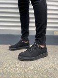 JY152 Cool Bağcıklı Süet Erkek Günlük Spor Klasik Ayakkabı SST - Siyah