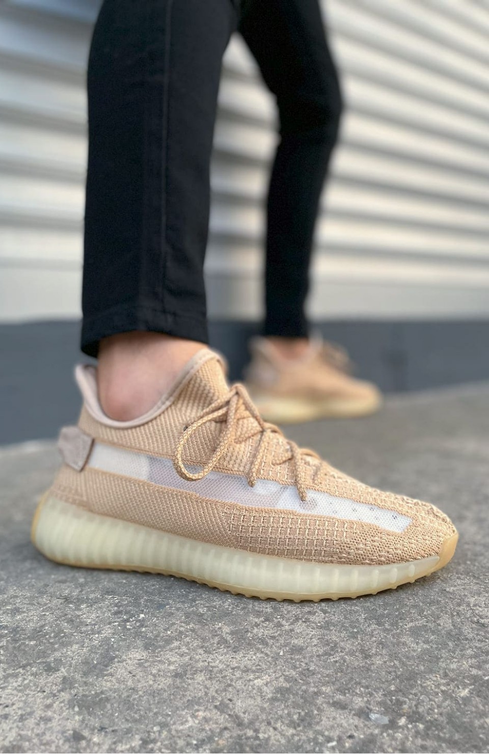 JY305 Pulse Bağcıklı Triko Kumaş Erkek Günlük Spor Ayakkabı TBT - Bej