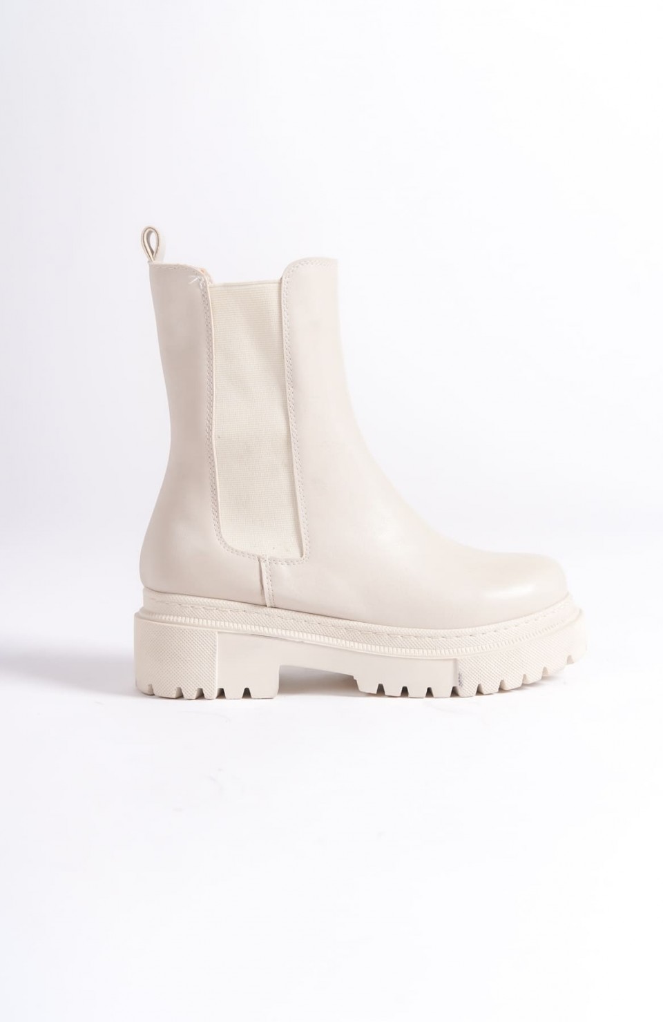 LORA Bağcıksız Lastikli Ortopedik Taban Kadın Bot  CKT - Krem Somersan Giyim | Kadın, Erkek ve Çocuk Moda