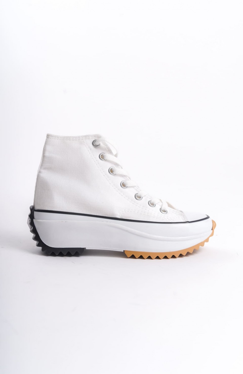 ROMA Bağcıklı Ortopedik Taban Kadın Sneaker Spor Ayakkabı TBT - Beyaz