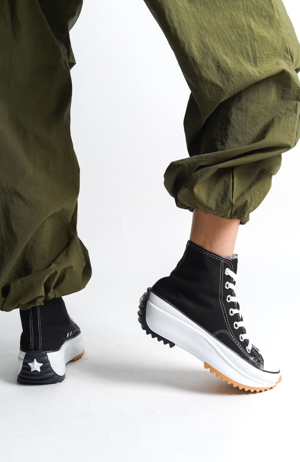 ROMA Bağcıklı Ortopedik Taban Kadın Sneaker Spor Ayakkabı  TBT - Siyah Somersan Giyim | Kadın, Erkek ve Çocuk Moda