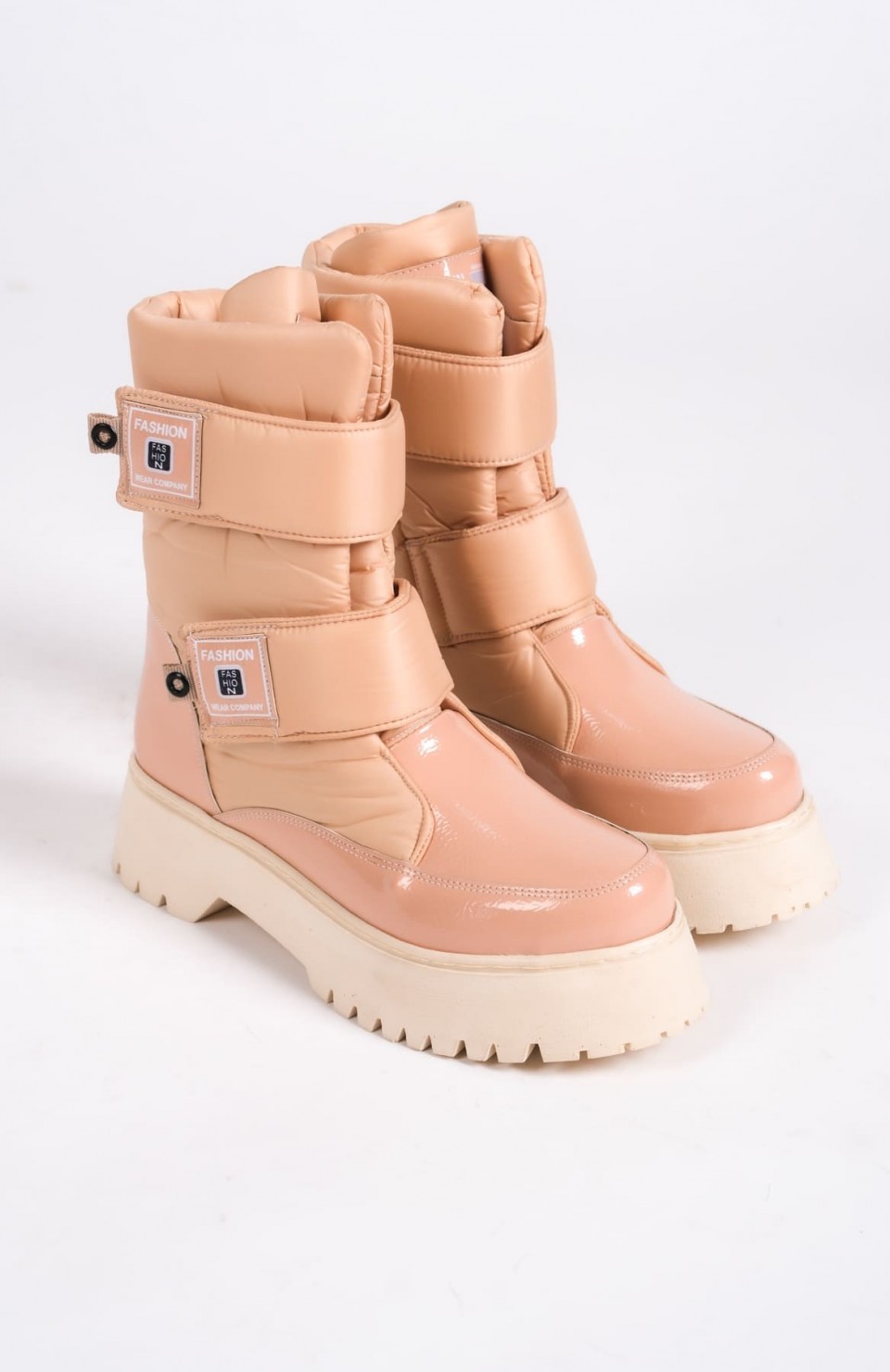 ELISA Cırt Cırtlı  Paraşüt Kumaş Rugan Kadın Bot RTT - Ten Somersan Giyim | Kadın, Erkek ve Çocuk Moda