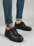 JY-T12x Arts Bağcıklı Cilt Erkek Günlük Spor Klasik Ayakkabı CST - Siyah Somersan Giyim | Kadın, Erkek ve Çocuk Moda