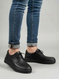 JY-T12x Arts Bağcıklı Cilt Erkek Günlük Spor Klasik Ayakkabı CST - Siyah Somersan Giyim | Kadın, Erkek ve Çocuk Moda