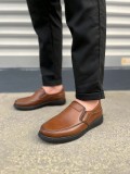 JY0410 Classique Bağcıksız Cilt Erkek Günlük Klasik Ayakkabı CST - Kahverengi Somersan Giyim | Kadın, Erkek ve Çocuk Moda