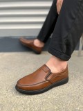 JY0410 Classique Bağcıksız Cilt Erkek Günlük Klasik Ayakkabı CST - Kahverengi Somersan Giyim | Kadın, Erkek ve Çocuk Moda