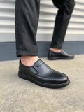 JY0410 Classique Bağcıksız Cilt Erkek Günlük Klasik Ayakkabı CST - Siyah Somersan Giyim | Kadın, Erkek ve Çocuk Moda