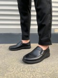JY0410 Classique Bağcıksız Cilt Erkek Günlük Klasik Ayakkabı CST - Siyah Somersan Giyim | Kadın, Erkek ve Çocuk Moda