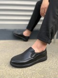 JY0410 Classique Bağcıksız Cilt Erkek Günlük Klasik Ayakkabı CST - Siyah Somersan Giyim | Kadın, Erkek ve Çocuk Moda