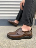 JY0510 Clasica Bağcıklı Cilt Erkek Günlük Klasik Ayakkabı CST - Kahverengi Somersan Giyim | Kadın, Erkek ve Çocuk Moda