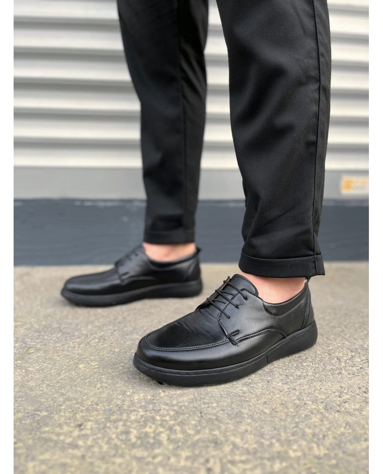 JY0510 Clasica Bağcıklı Cilt Erkek Günlük Klasik Ayakkabı CST - Siyah Somersan Giyim | Kadın, Erkek ve Çocuk Moda