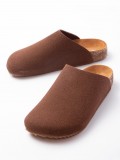 JY0556 Ravn Bağcıksız Hakiki Süet Deri Erkek Günlük Mantar Taban Loafer Klasik Ayakkabı HDMT - Kahve