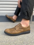 JY0610 Clasico Bağcıklı Cilt Erkek Günlük Klasik Ayakkabı CST - Camel Somersan Giyim | Kadın, Erkek ve Çocuk Moda