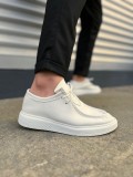 JY170 Tornado Bağcıklı Cilt Erkek Günlük Spor Klasik Ayakkabı CBT - Beyaz Somersan Giyim | Kadın, Erkek ve Çocuk Moda