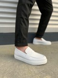 JY180 Estilo X Bağcıksız Cilt Erkek Günlük Spor Klasik Ayakkabı CBT - Beyaz Somersan Giyim | Kadın, Erkek ve Çocuk Moda
