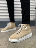 JY206 Ottawa Bağcıklı Ortopedik Taban Süet Erkek Spor Bot SBT - Krem Somersan Giyim | Kadın, Erkek ve Çocuk Moda
