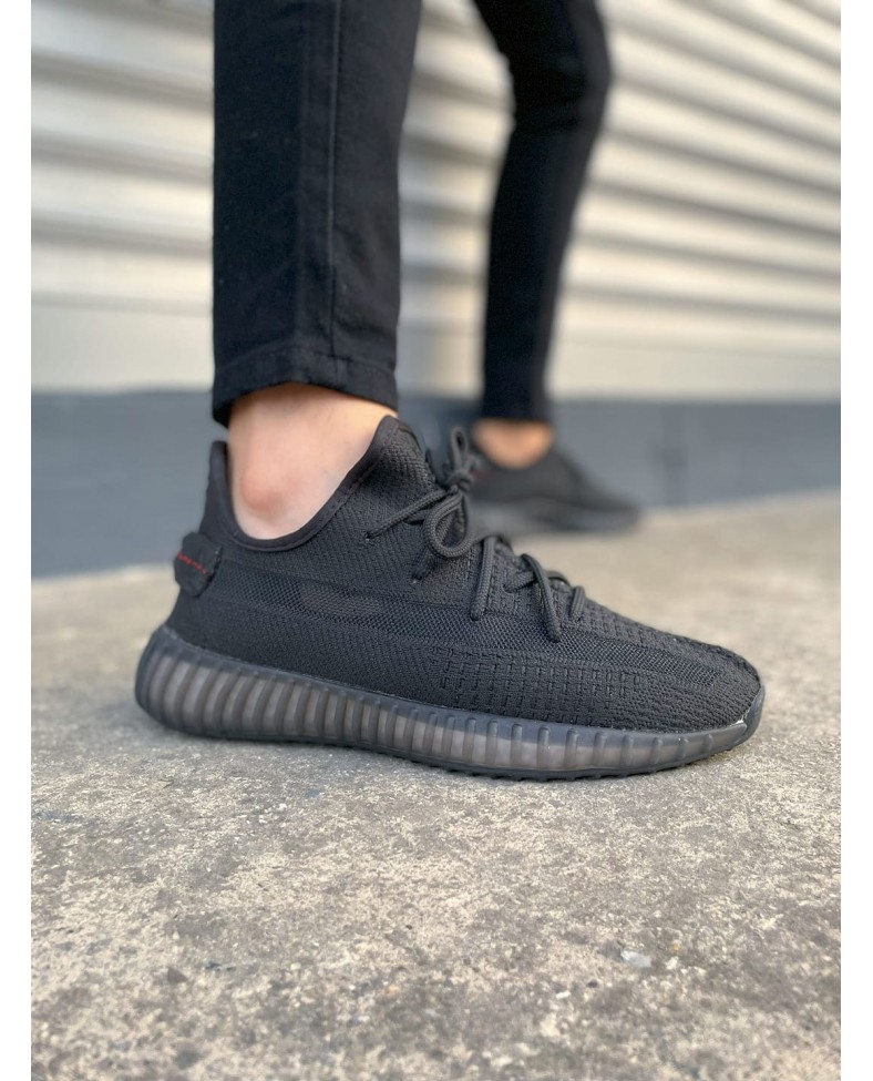 JY305 Pulse Bağcıklı Triko Kumaş Erkek Günlük Spor Ayakkabı TST - Siyah Somersan Giyim | Kadın, Erkek ve Çocuk Moda