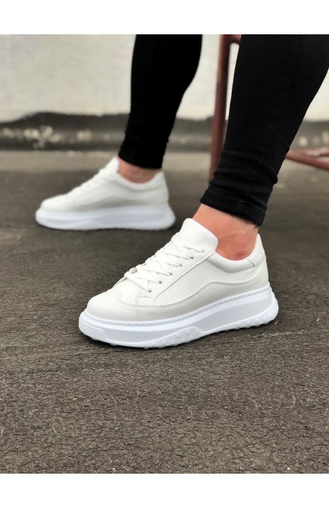 JY507 Alone Bağcıklı Cilt Erkek Günlük Sneaker Ayakkabı CBT Beyaz