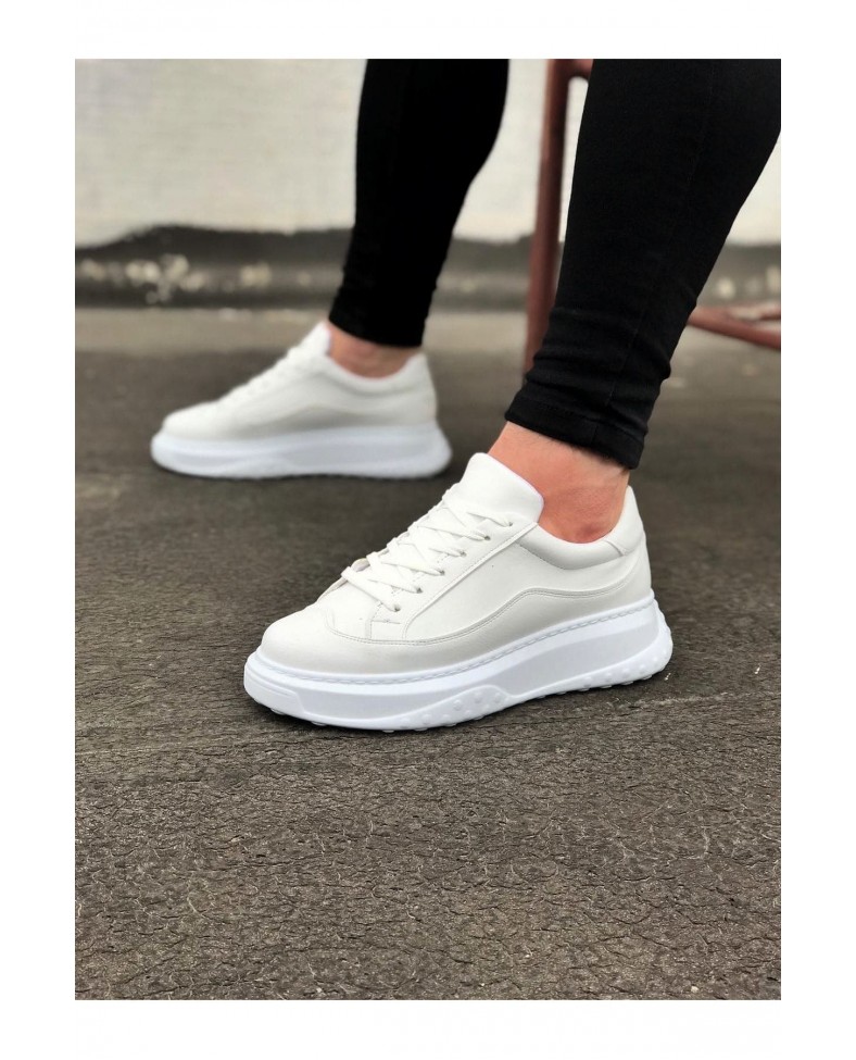 JY507 Alone Bağcıklı Cilt Erkek Günlük Sneaker Ayakkabı CBT Beyaz