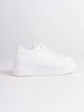 BIANA Bağcıklı Ortopedik Taban Kadın Sneaker Spor Ayakkabı  CBT - Beyaz