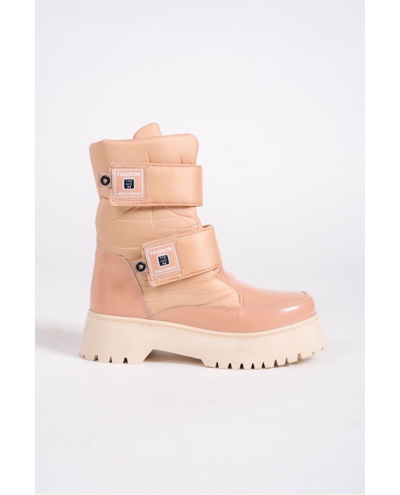 ELISA Cırt Cırtlı  Paraşüt Kumaş Rugan Kadın Bot RTT - Ten Somersan Giyim | Kadın, Erkek ve Çocuk Moda