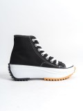 ROMA Bağcıklı Ortopedik Taban Kadın Sneaker Spor Ayakkabı  TBT - Siyah