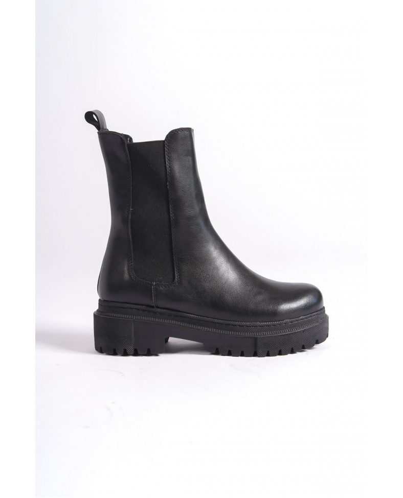 LORA Bağcıksız Lastikli Ortopedik Taban Kadın Bot CST - Siyah Somersan Giyim | Kadın, Erkek ve Çocuk Moda