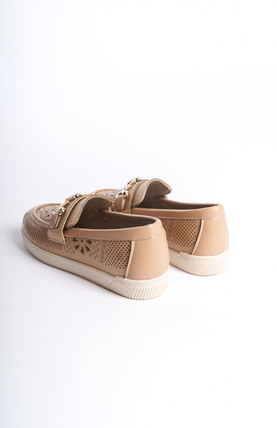 LILY Bağcıksız Ortopedik Rahat Taban Çiçek Desenli Kadın Babet Ayakkabı  CKT - Ten Somersan Giyim | Kadın, Erkek ve Çocuk Moda