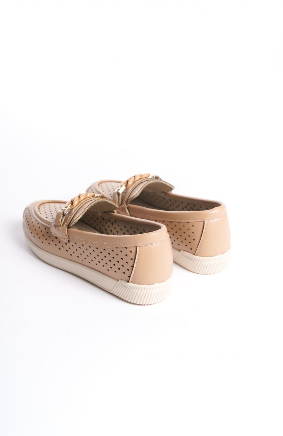 LIZY Bağcıksız Ortopedik Rahat Taban Kalp Desenli Kadın Babet Ayakkabı  CKT - Ten Somersan Giyim | Kadın, Erkek ve Çocuk Moda