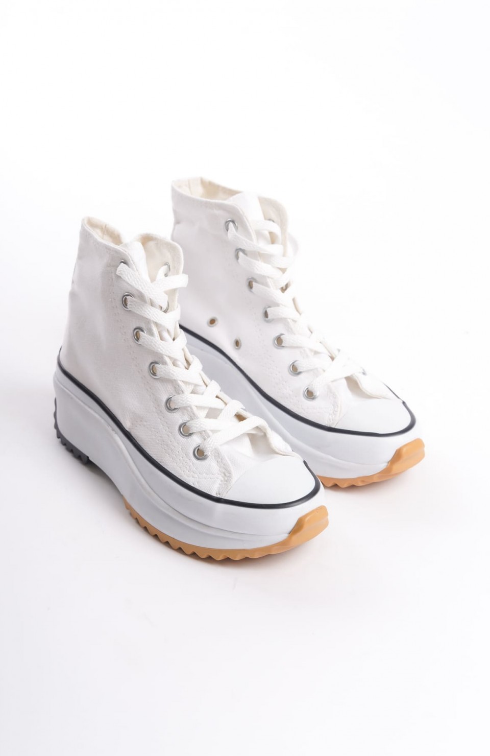 ROMA Bağcıklı Ortopedik Taban Kadın Sneaker Spor Ayakkabı TBT - Beyaz Somersan Giyim | Kadın, Erkek ve Çocuk Moda