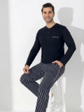Boyraz 0405 Erkek Uzun Kol Pijama Takımı