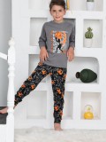 Kapitex 5153 Erkek Çocuk Uzun Kol Pijama Takımı