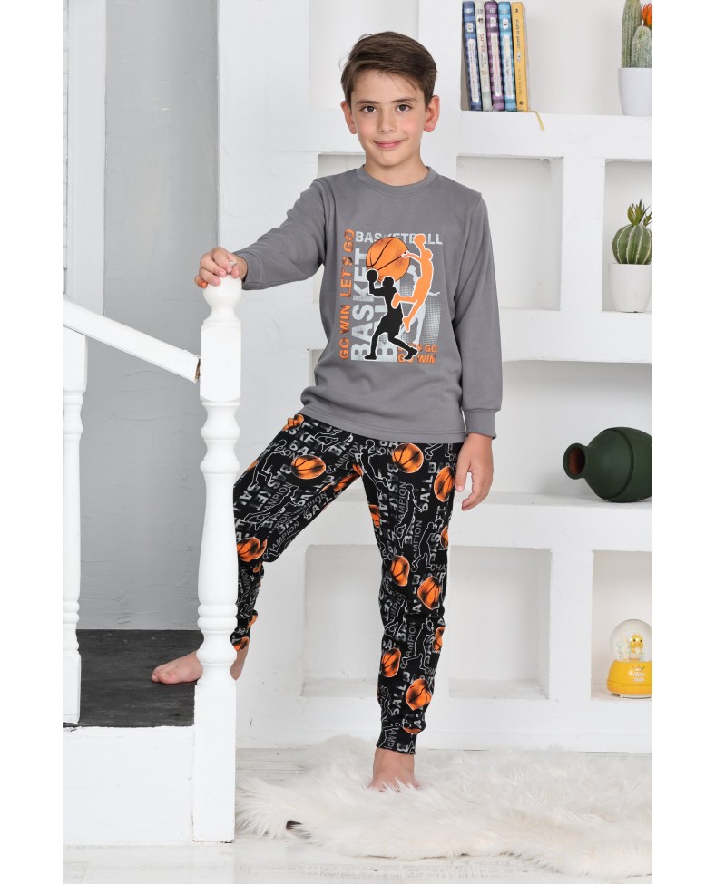 Kapitex 5153 Erkek Çocuk Uzun Kol Pijama Takımı