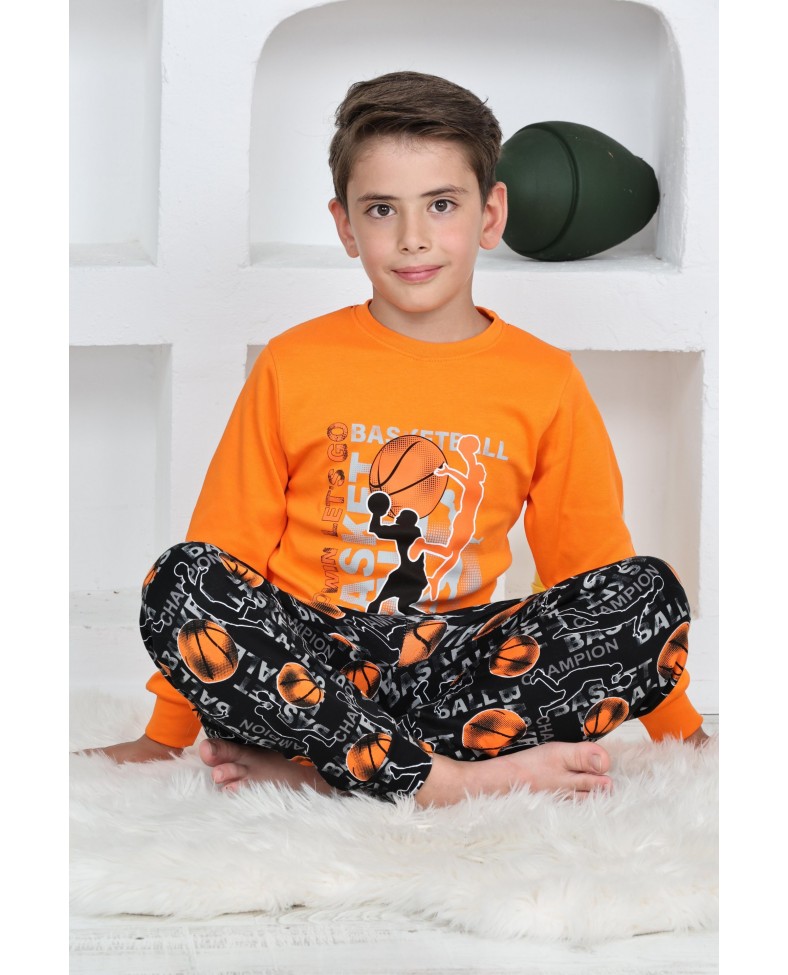 Kapitex 5153 Erkek Çocuk Uzun Kol Pijama Takımı