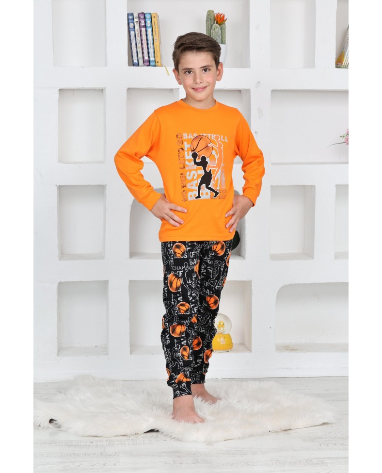 Kapitex 5153 Erkek Çocuk Uzun Kol Pijama Takımı