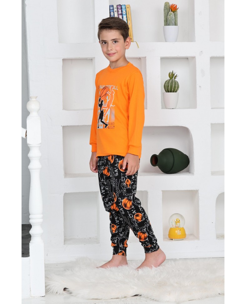 Kapitex 5153 Erkek Çocuk Uzun Kol Pijama Takımı