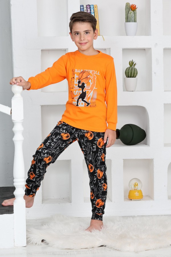 Kapitex 5153 Erkek Çocuk Uzun Kol Pijama Takımı