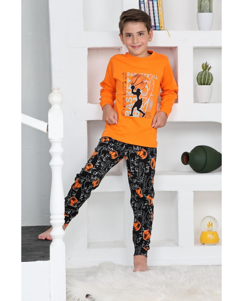 Kapitex 5153 Erkek Çocuk Uzun Kol Pijama Takımı