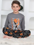 Kapitex 5153 Erkek Çocuk Uzun Kol Pijama Takımı