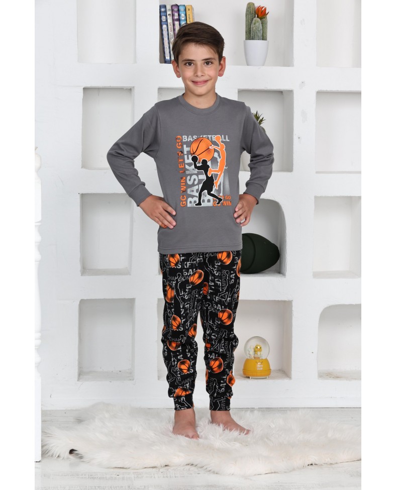 Kapitex 5153 Erkek Çocuk Uzun Kol Pijama Takımı