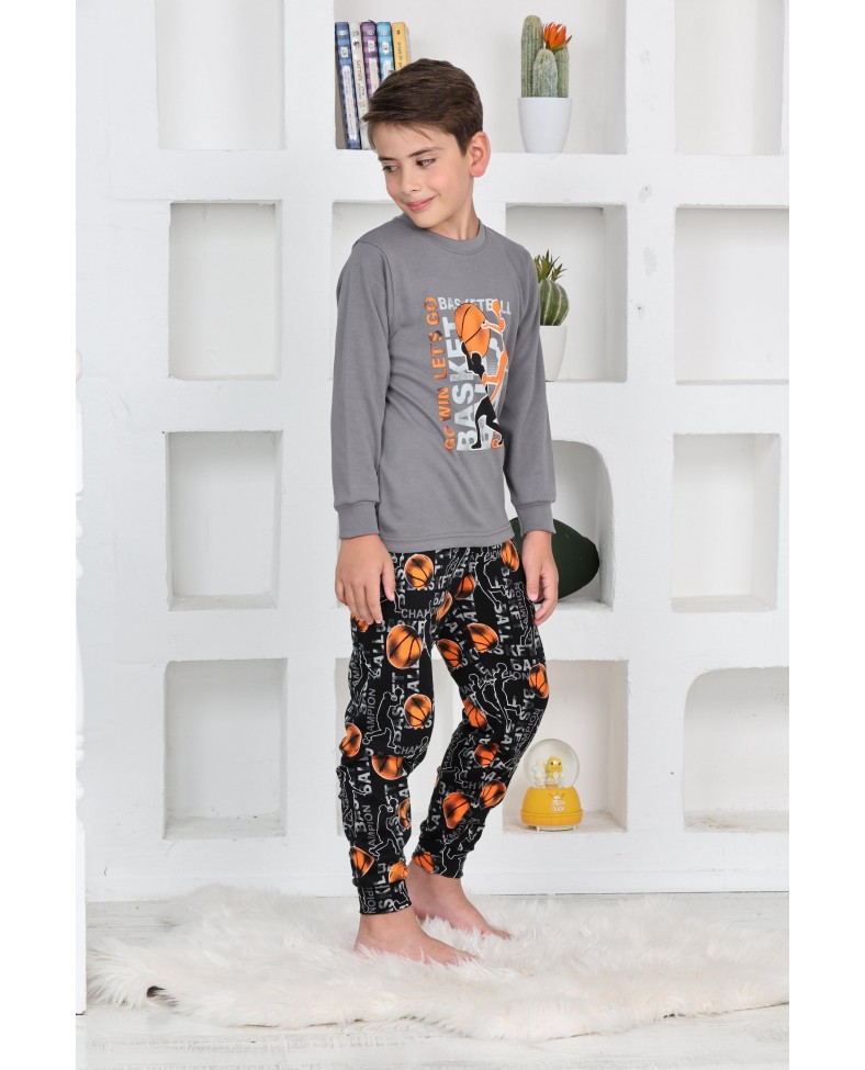 Kapitex 5153 Erkek Çocuk Uzun Kol Pijama Takımı