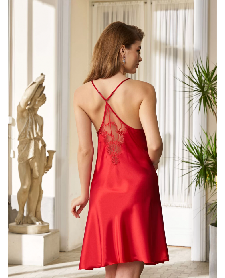 Nurteks 5491 Bayan Saten Gecelik