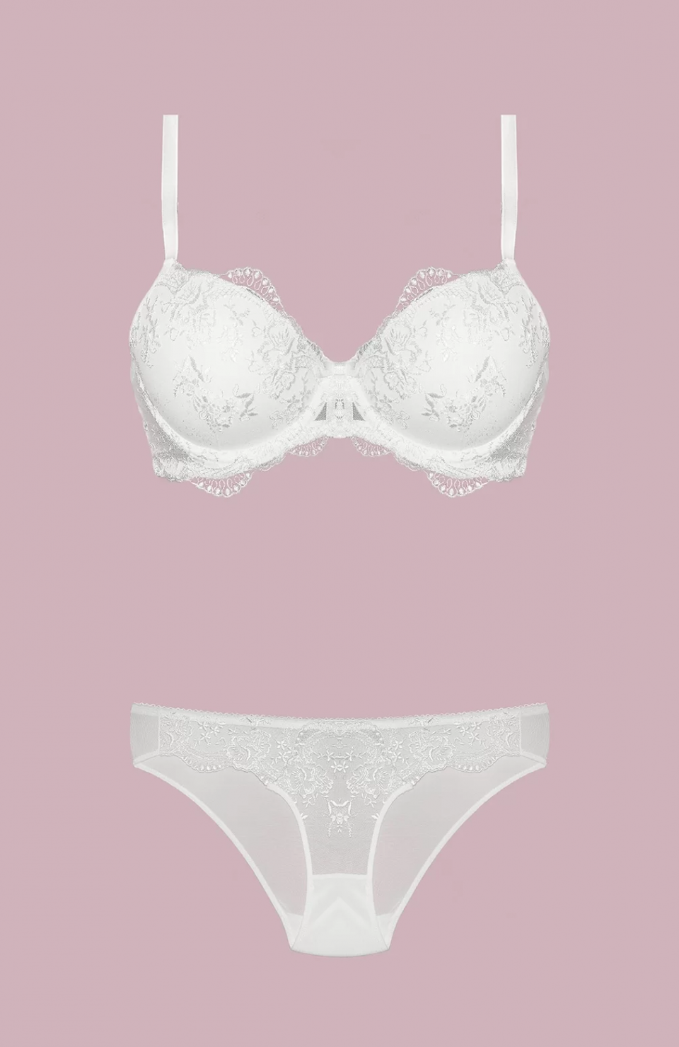 Nurteks 4385 Dantelli Sütyen Takımı