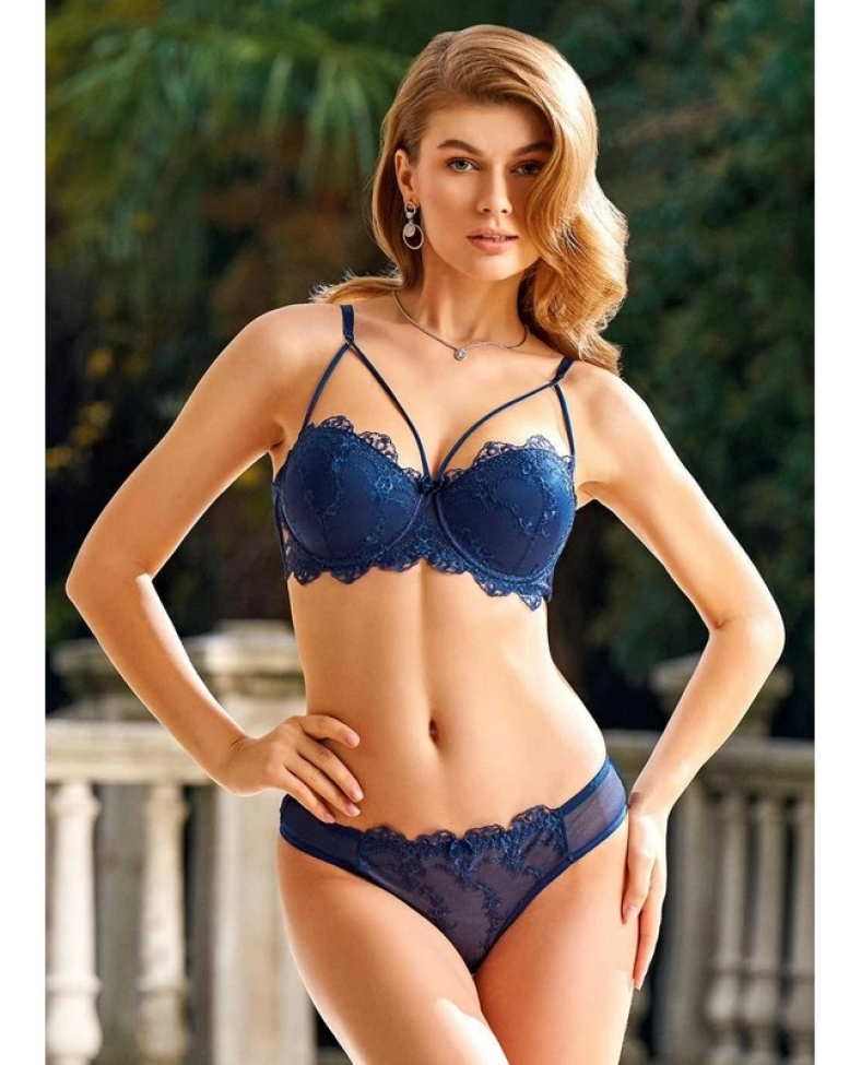 Nurteks 4591 Destekli Dantelli Sütyen Takım