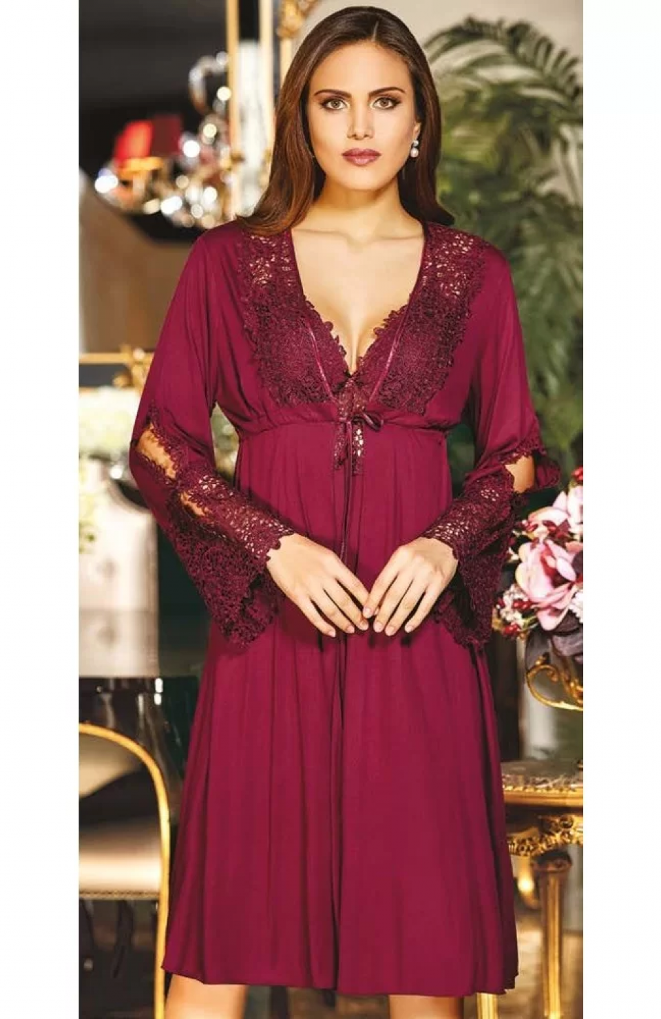 Jeremi 561 Penye 6'lı Gecelik Sabahlık Takım