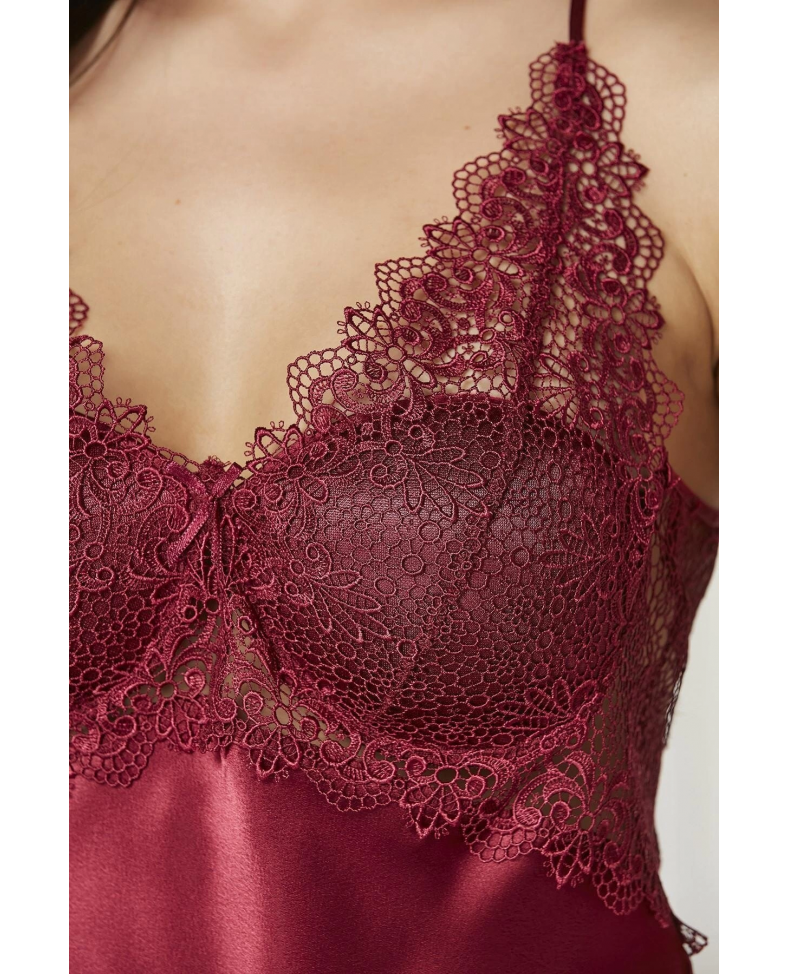 Pierre Cardin 6040 Kısa Gecelikli 6'lı İpek Set